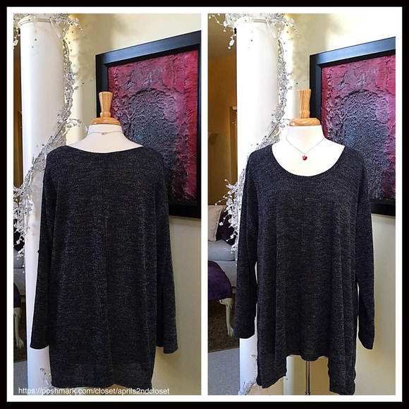 EVERLEIGH KNIT SWING TUNIC PULLOVER TOP - Picture 4 of 8
